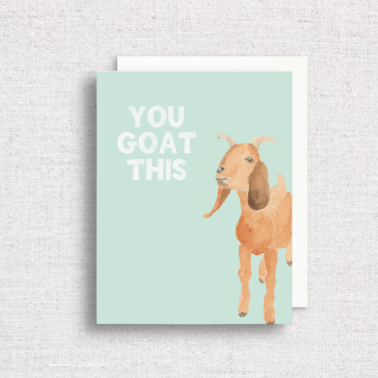You Goat This Greeting Card by Gert & Co