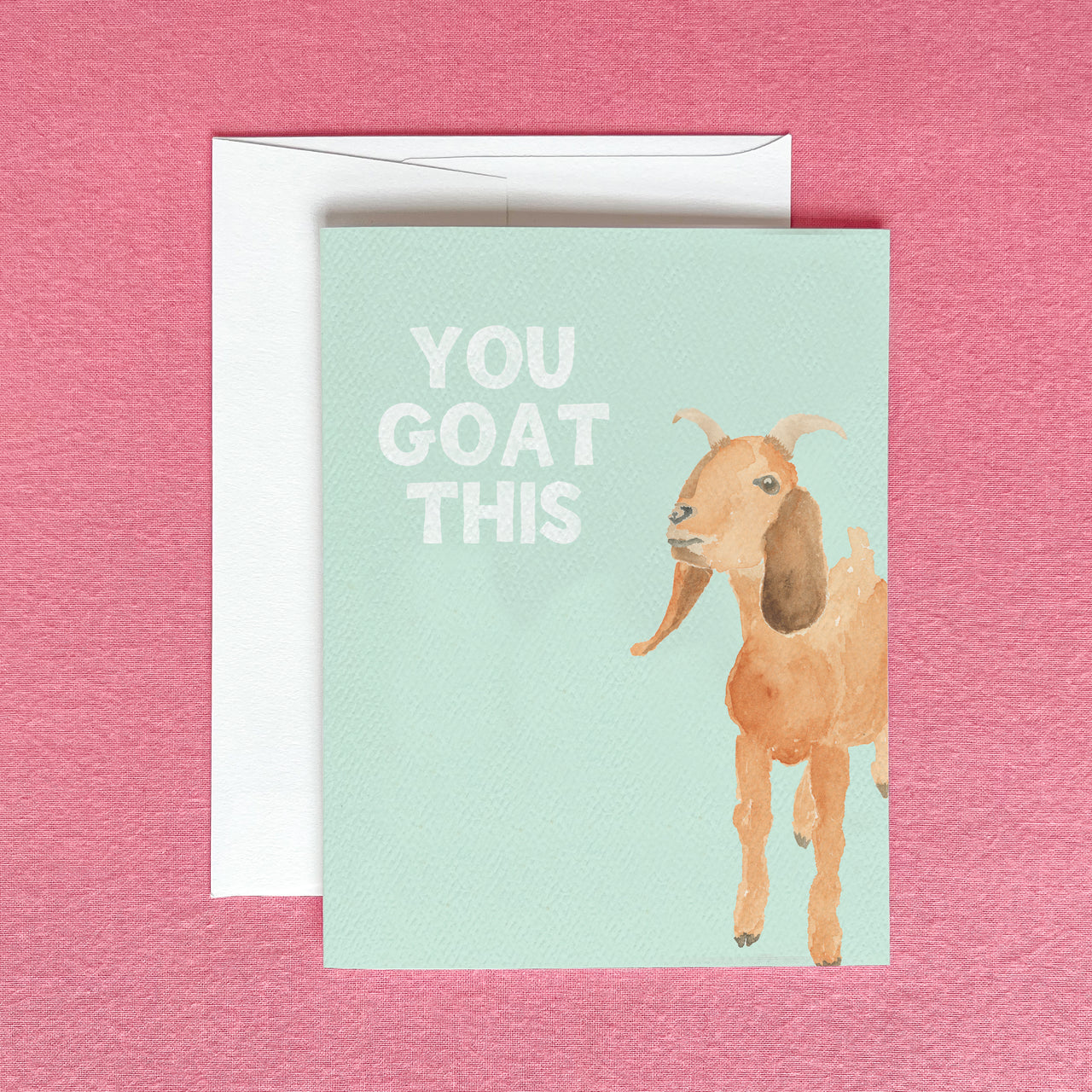 You Goat This Greeting Card by Gert & Co