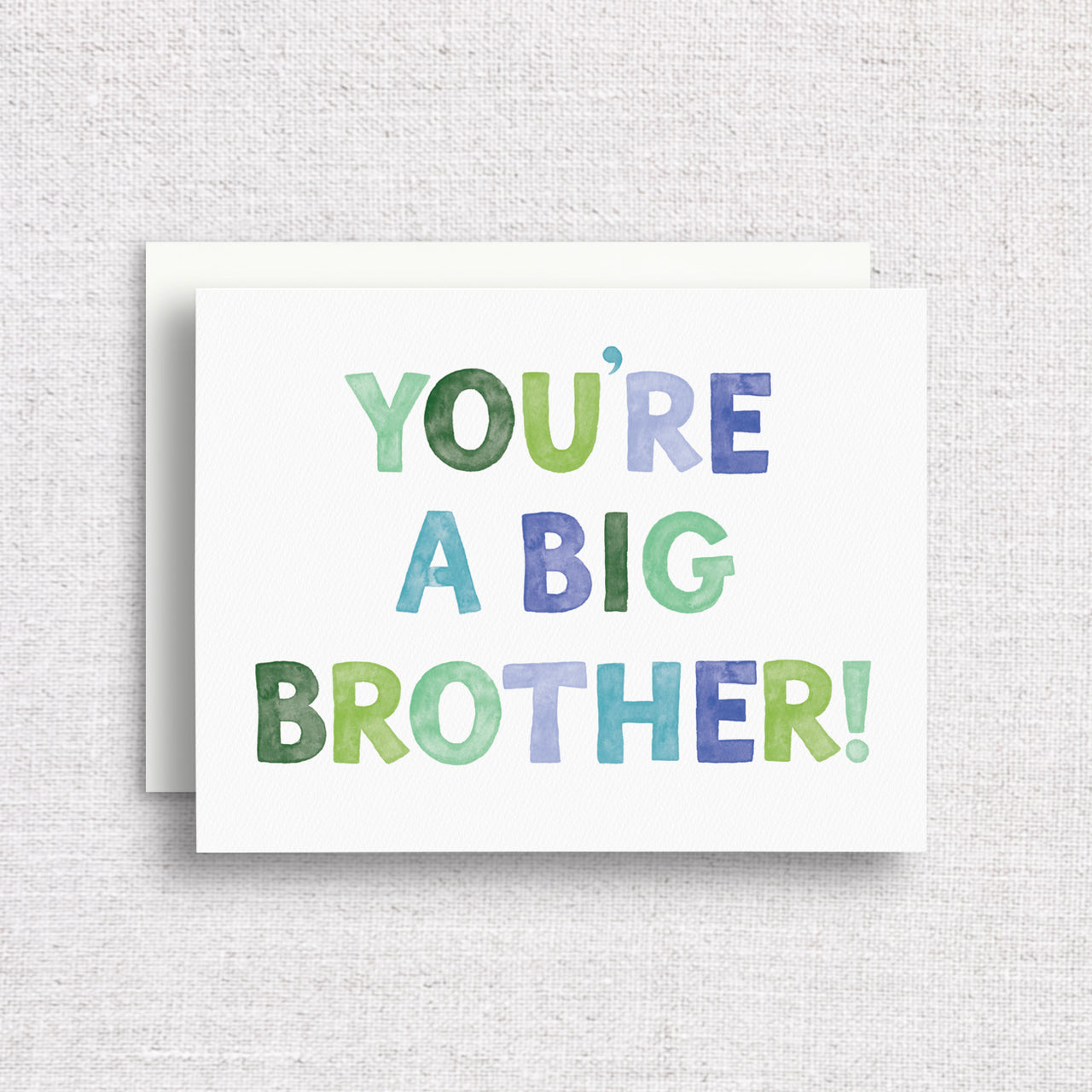 You're a Big Brother Greeting Card by Gert & Co
