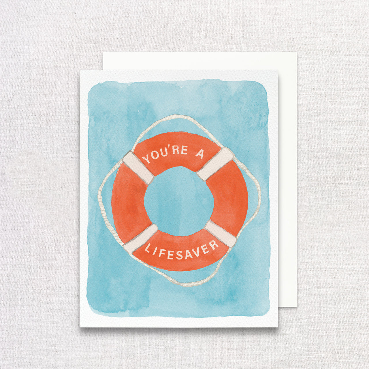 You're a Lifesaver Greeting Card by Gert & Co
