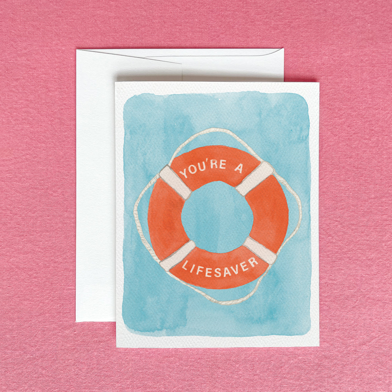 You're a Lifesaver Greeting Card by Gert & Co