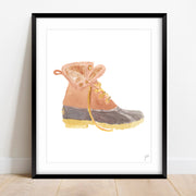 Maine Bean Boot Art Print by Gert & Co