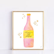 Champagne Is my Love Language Art Print by Gert & Co