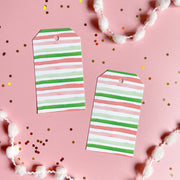Christmas Stripes Holiday Gift Tags by Gert & Co