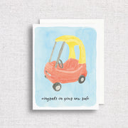 Congrats on Your New Ride Greeting Card by Gert & Co
