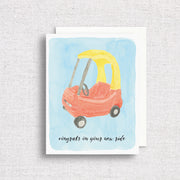 Congrats on Your New Ride Greeting Card by Gert & Co