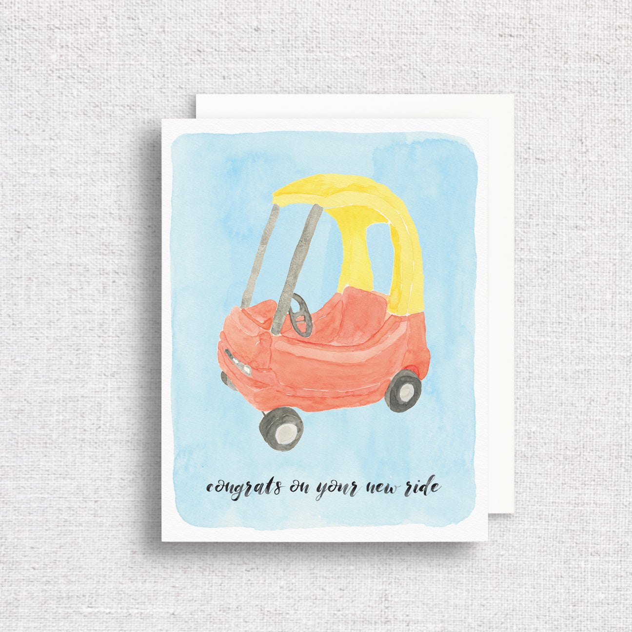 Congrats on Your New Ride Greeting Card by Gert & Co