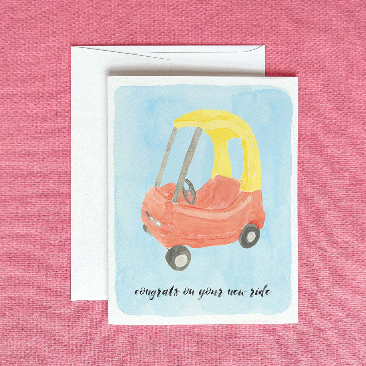Congrats on Your New Ride Greeting Card by Gert & Co