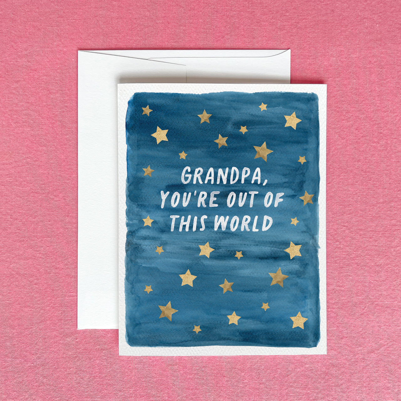 'Grandpa, You're Out of This World' Greeting Card by Gert & Co