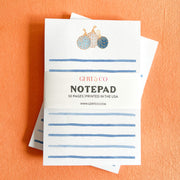 Vintage Fishing Floats Notepad by Gert & Co