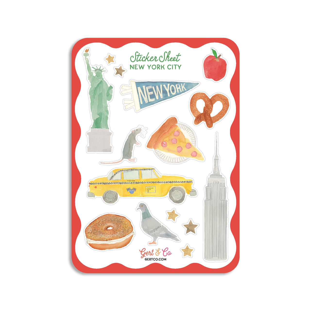 New York City Sticker Sheet