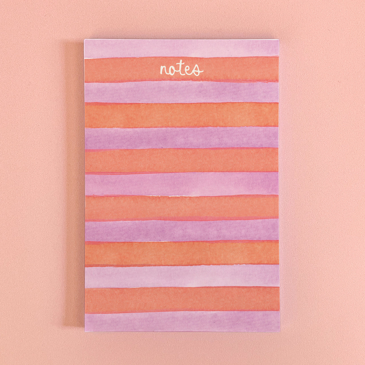 Orange and Purple Stripes Notepad