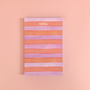 Orange and Purple Stripes Notepad by Gert & Co