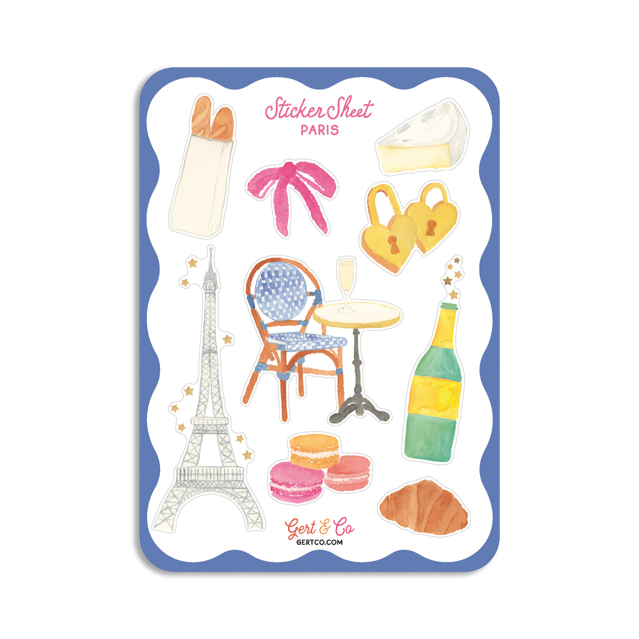 Paris Sticker Sheet