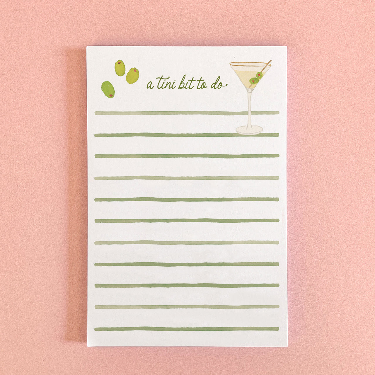 martini notepad