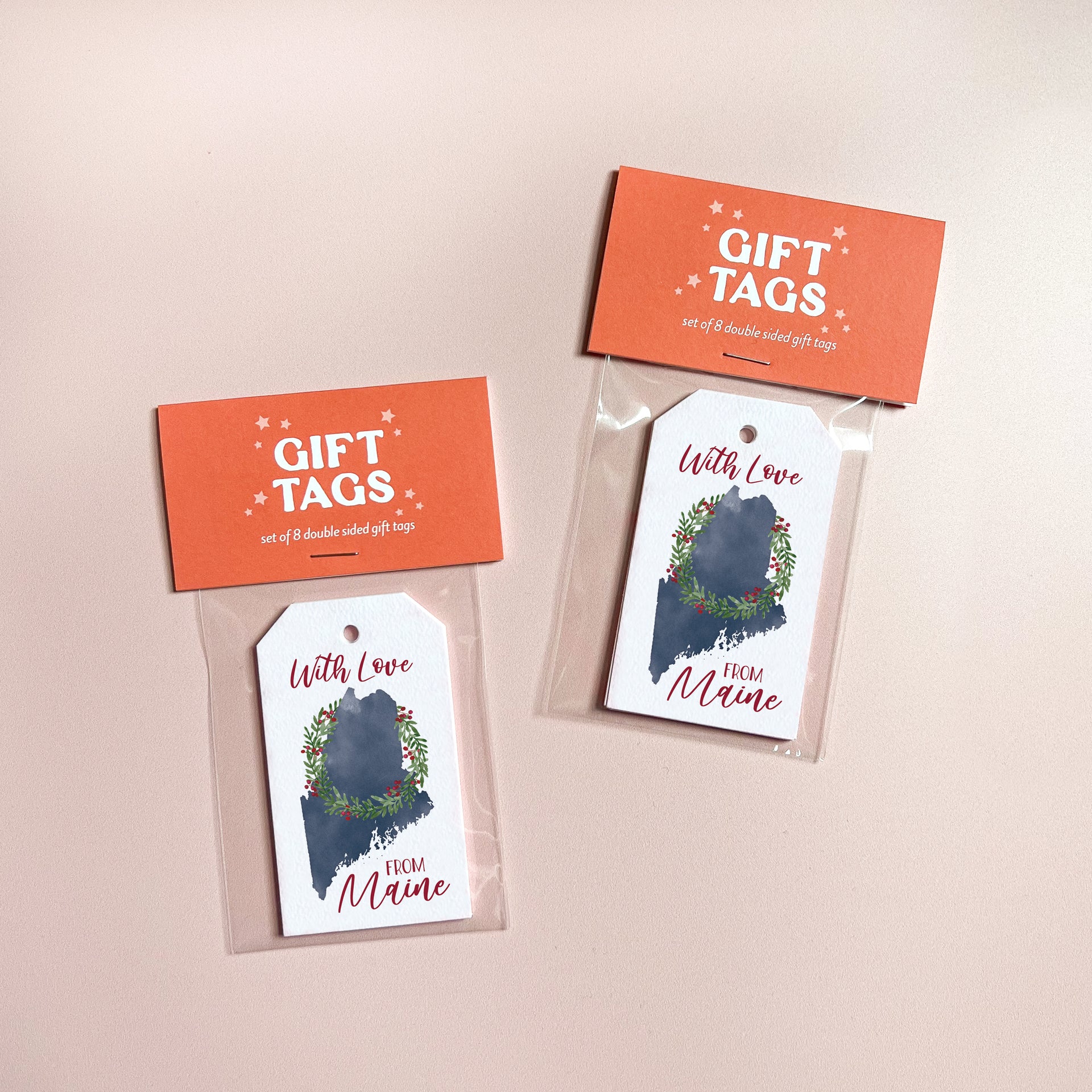 'With Love from Maine' Gift Tags, Set of 8