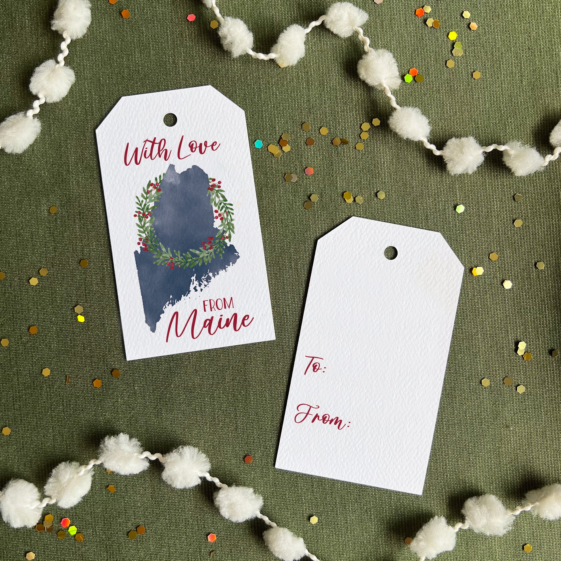 'With Love from Maine' Gift Tags by Gert & Co