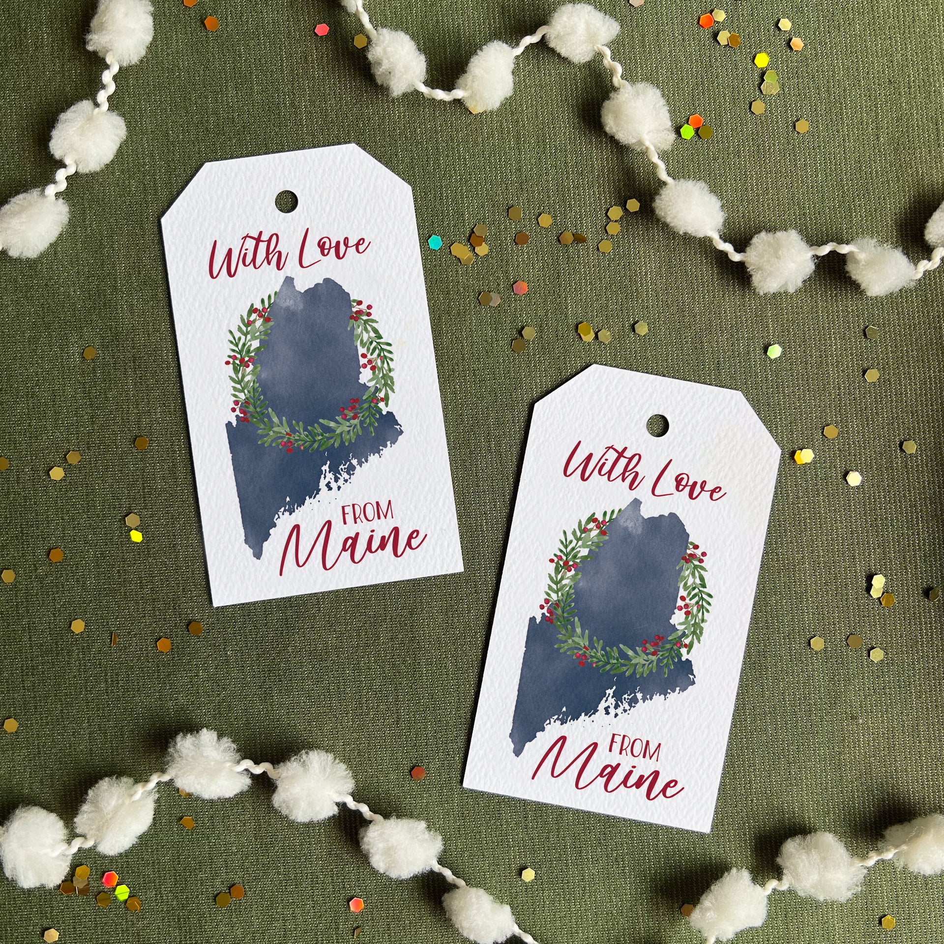 'With Love from Maine' Gift Tags by Gert & Co