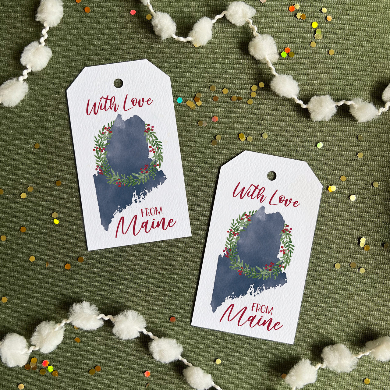 'With Love from Maine' Gift Tags by Gert & Co