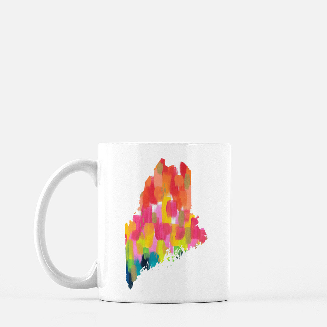 Maine Pride Rainbow Coffee Mug by Gert & Co