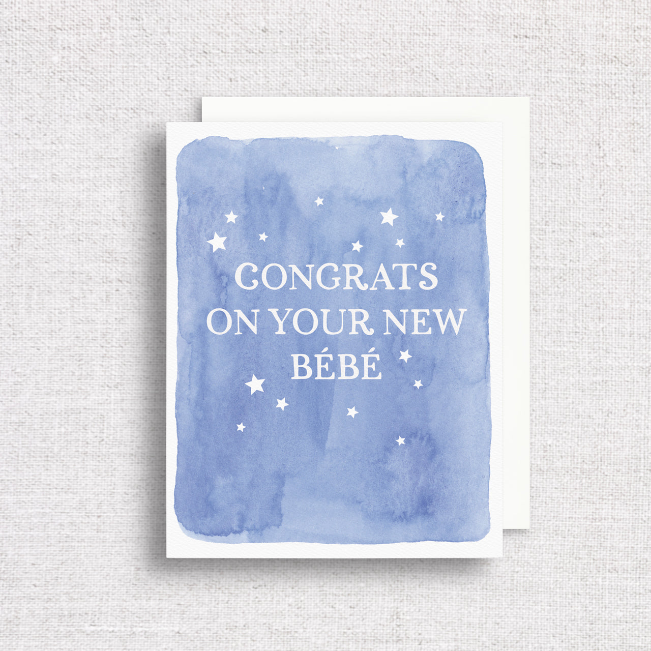 Congrats on Your New Bébé Greeting Card by Gert & Co