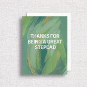 Thanks for Being a Great Stepdad Greeting Card by Gert & Co