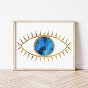 Blue Evil Eye Print by Gert & Co