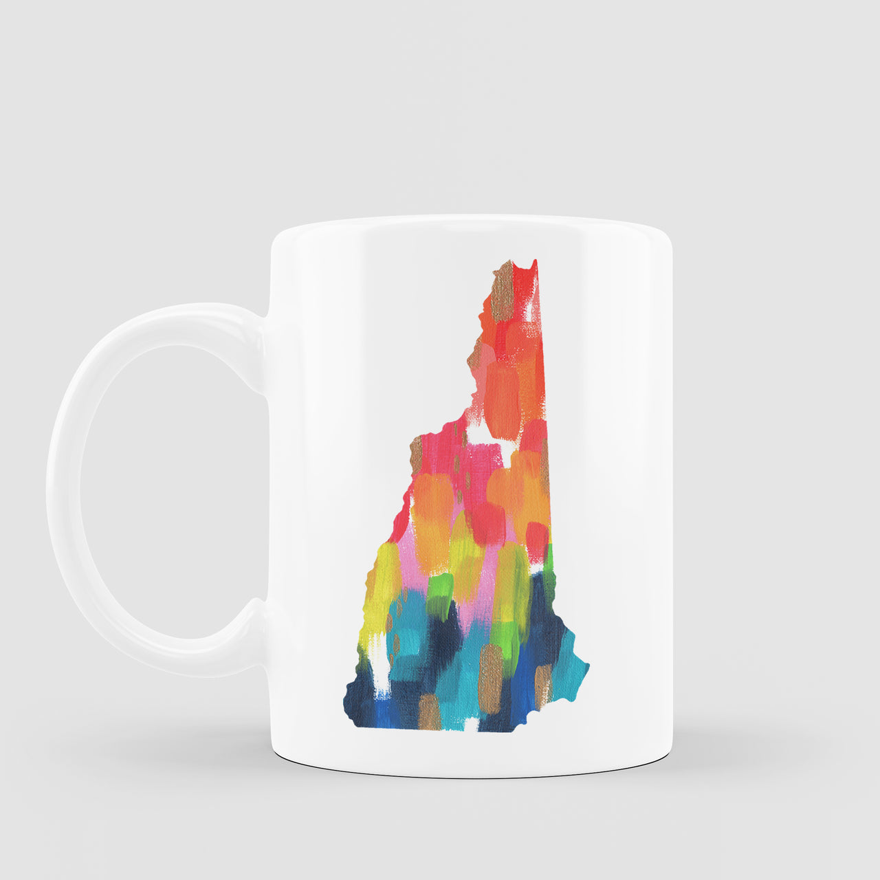 New Hampshire Rainbow Love Coffee Mug