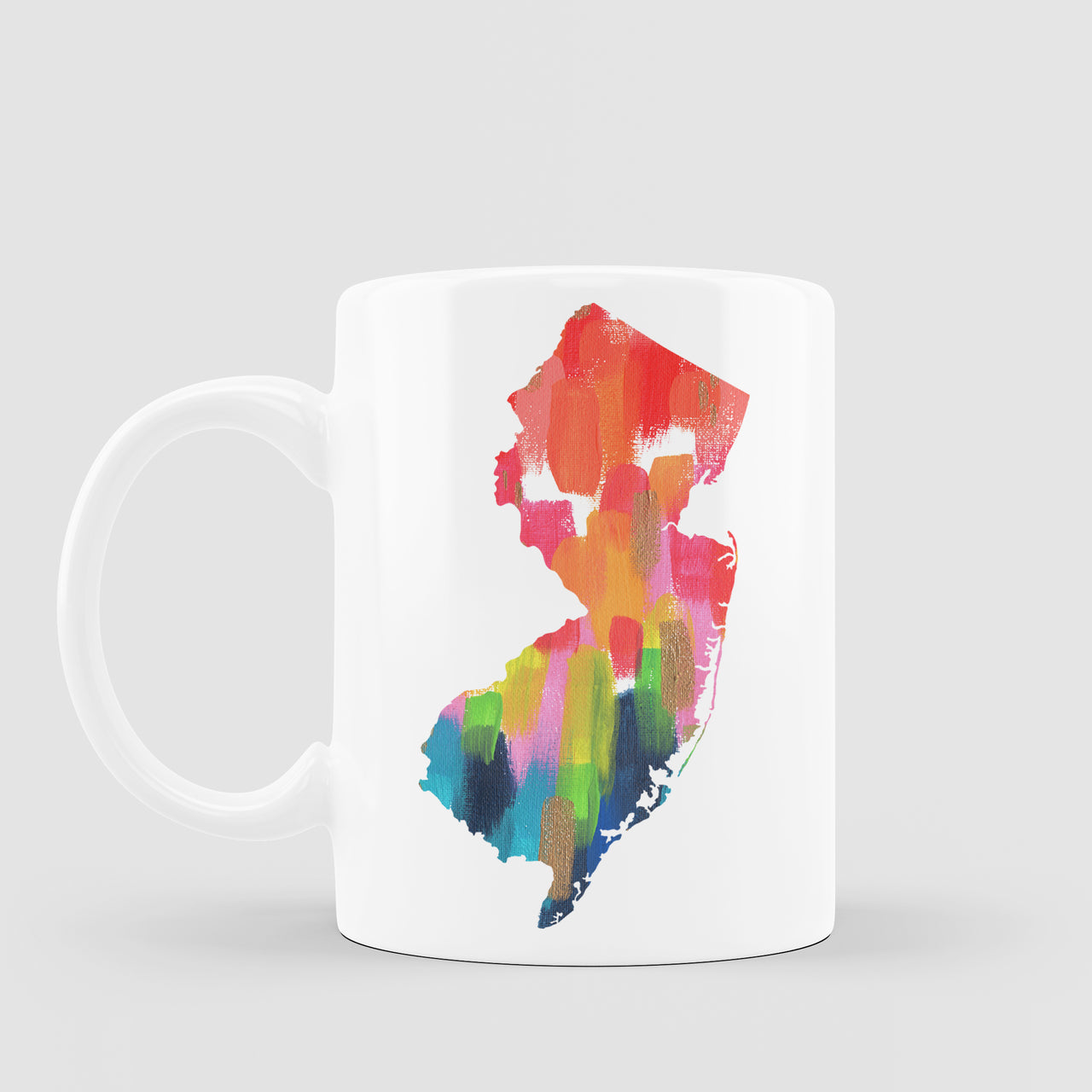 New Jersey Rainbow Love Coffee Mug
