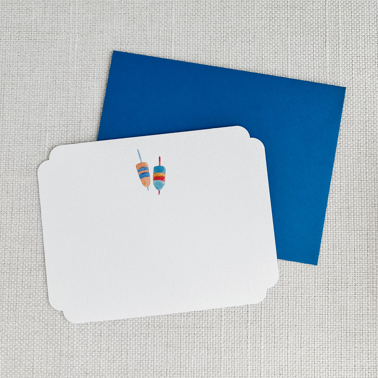 Watercolor Buoys Note Card Set