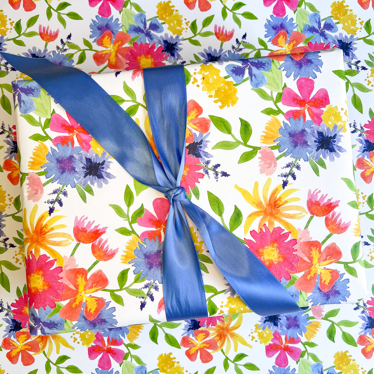 Bright Wildflowers Gift Wrap by Gert & Co