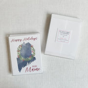 Happy Holidays from Maine Greeting Card, Set of 6
