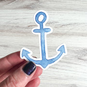 Blue Watercolor Anchor Sticker by Gert & Co