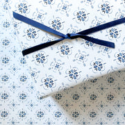 Blue Watercolor Medallion Gift Wrap by Gert & Co