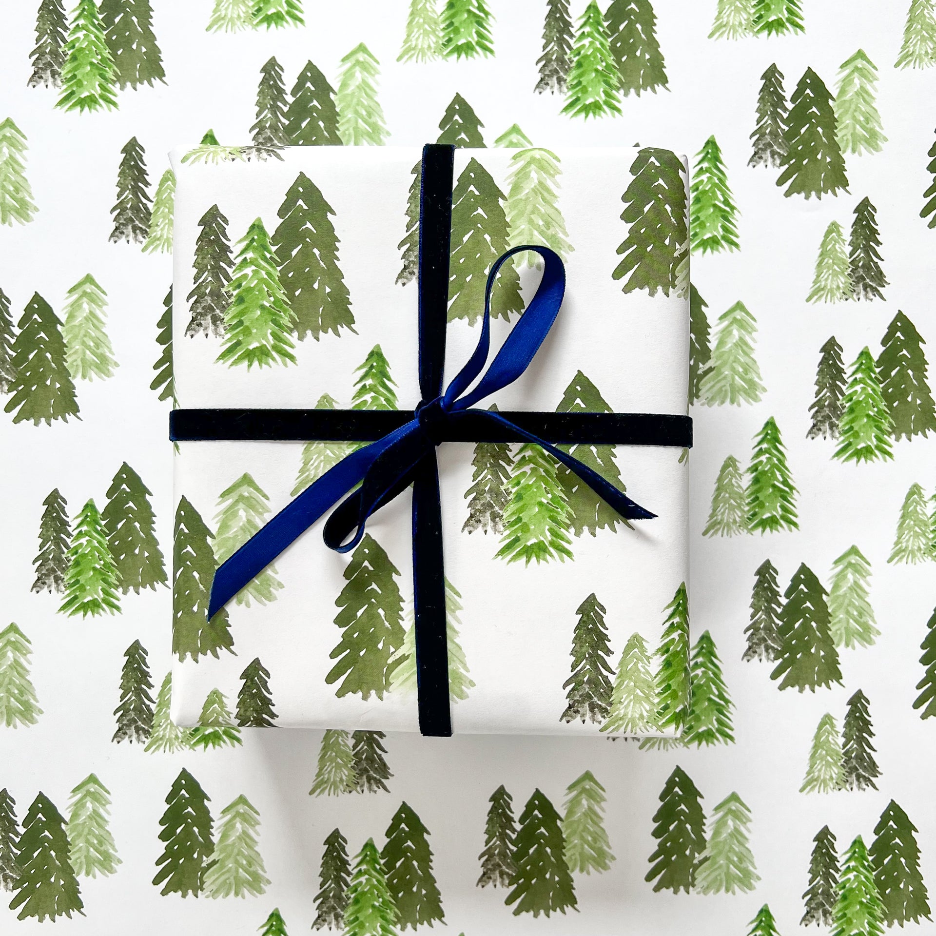 Forest Trees Gift Wrap by gert and co