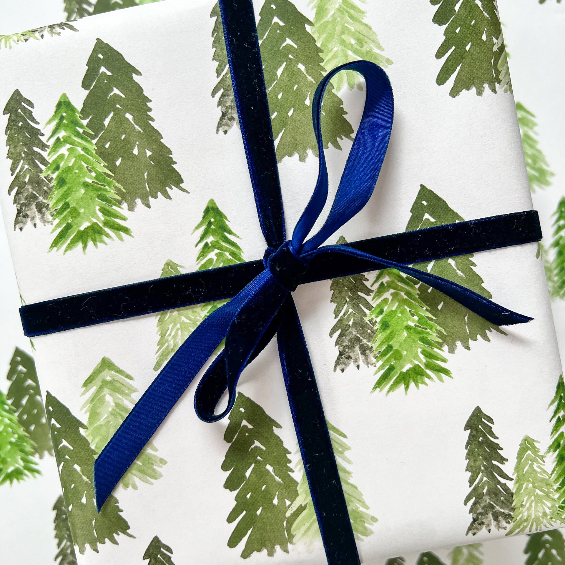 Forest Trees Gift Wrap by gert and co