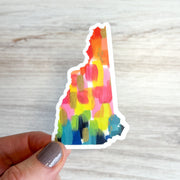 New Hampshire Rainbow Pride Sticker by Gert & Co