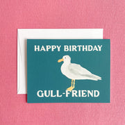 Happy Birthday Gull-Friend Greeting Card Greeting Card by Gert & Co