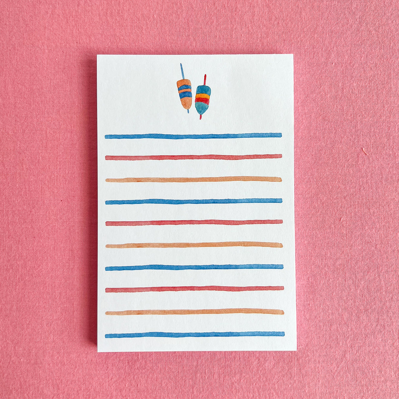 Watercolor Buoys Notepad by Gert & Co