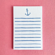 Watercolor Anchor Notepad by Gert & Co