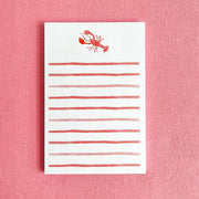 Watercolor Lobster Notepad by Gert & Co