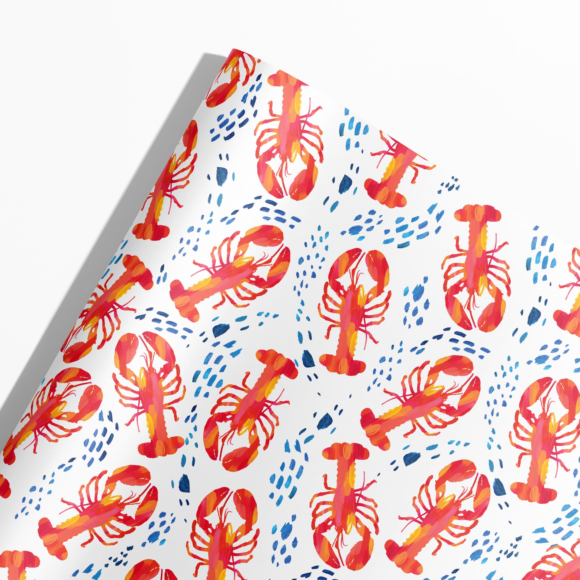 Lobsters in the Surf Gift Wrap by Gert & Co