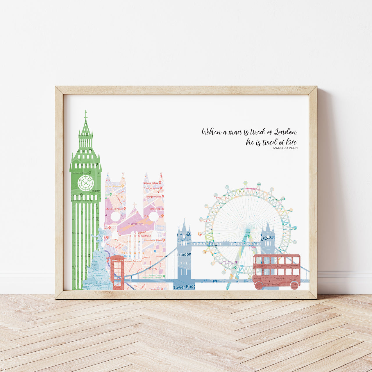 London Landmarks Print