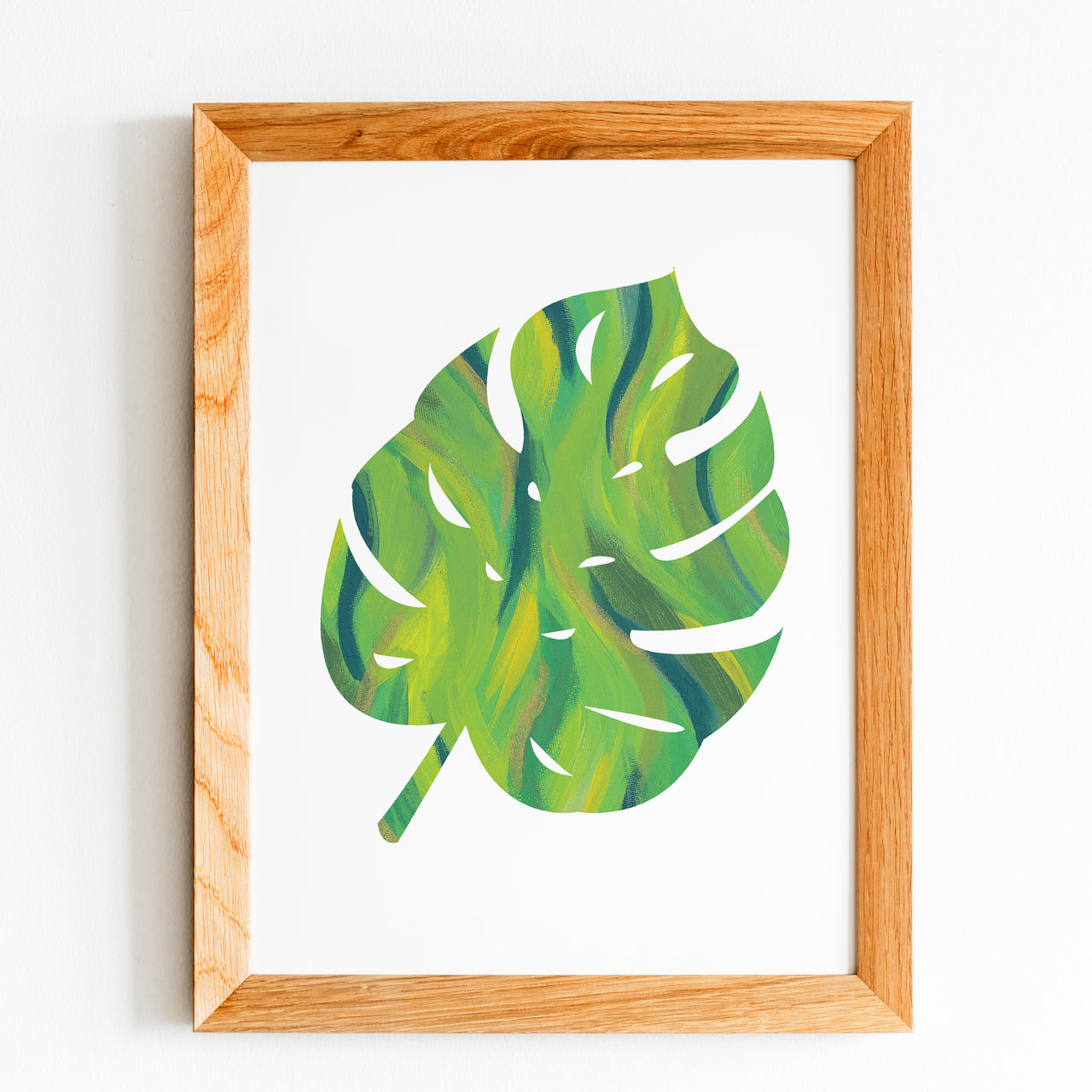 Tropical Monstera Leaf Print by Gert & Co