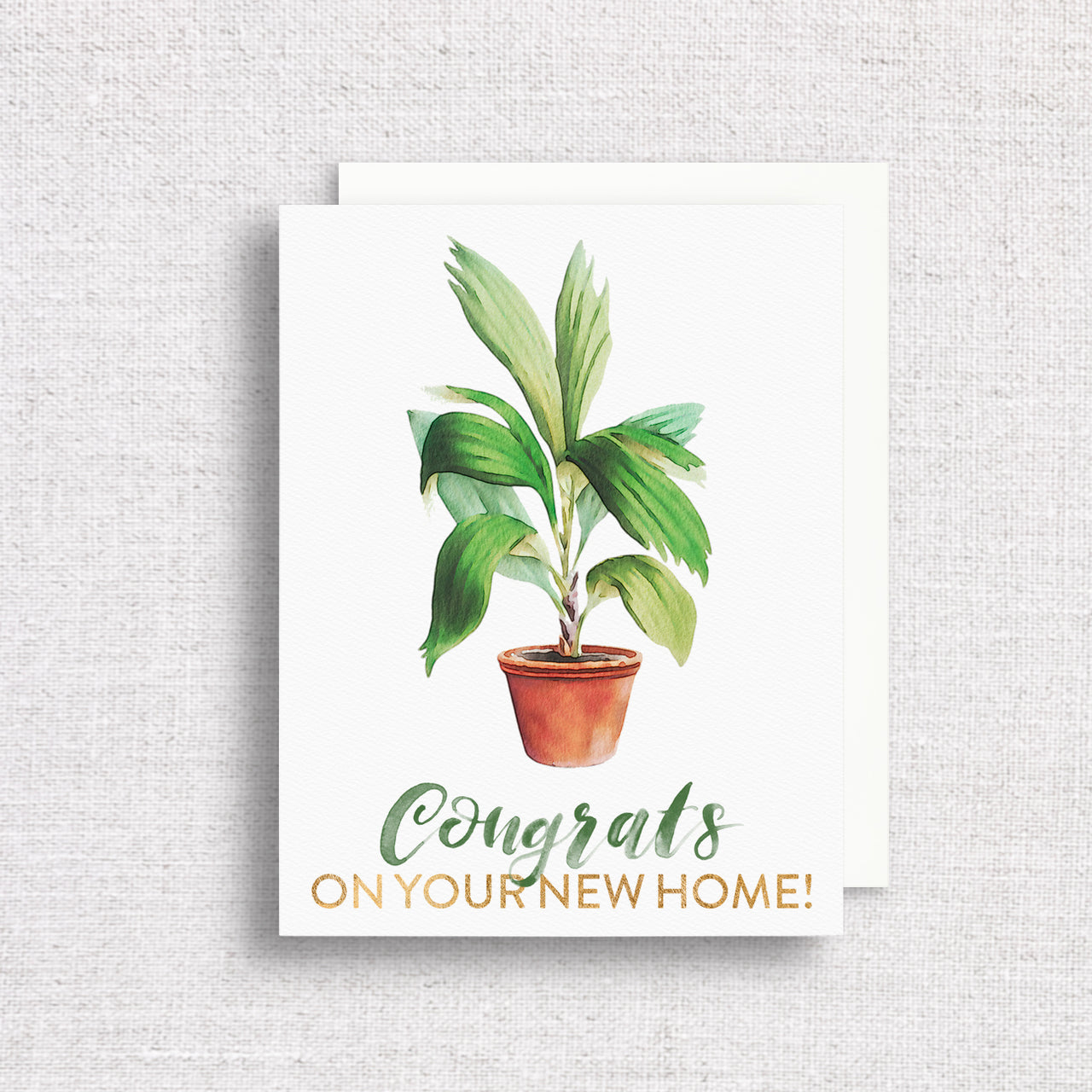 New Home House Plant Card by Gert & Co