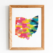 Rainbow Ohio State Pride Print by Gert & Co