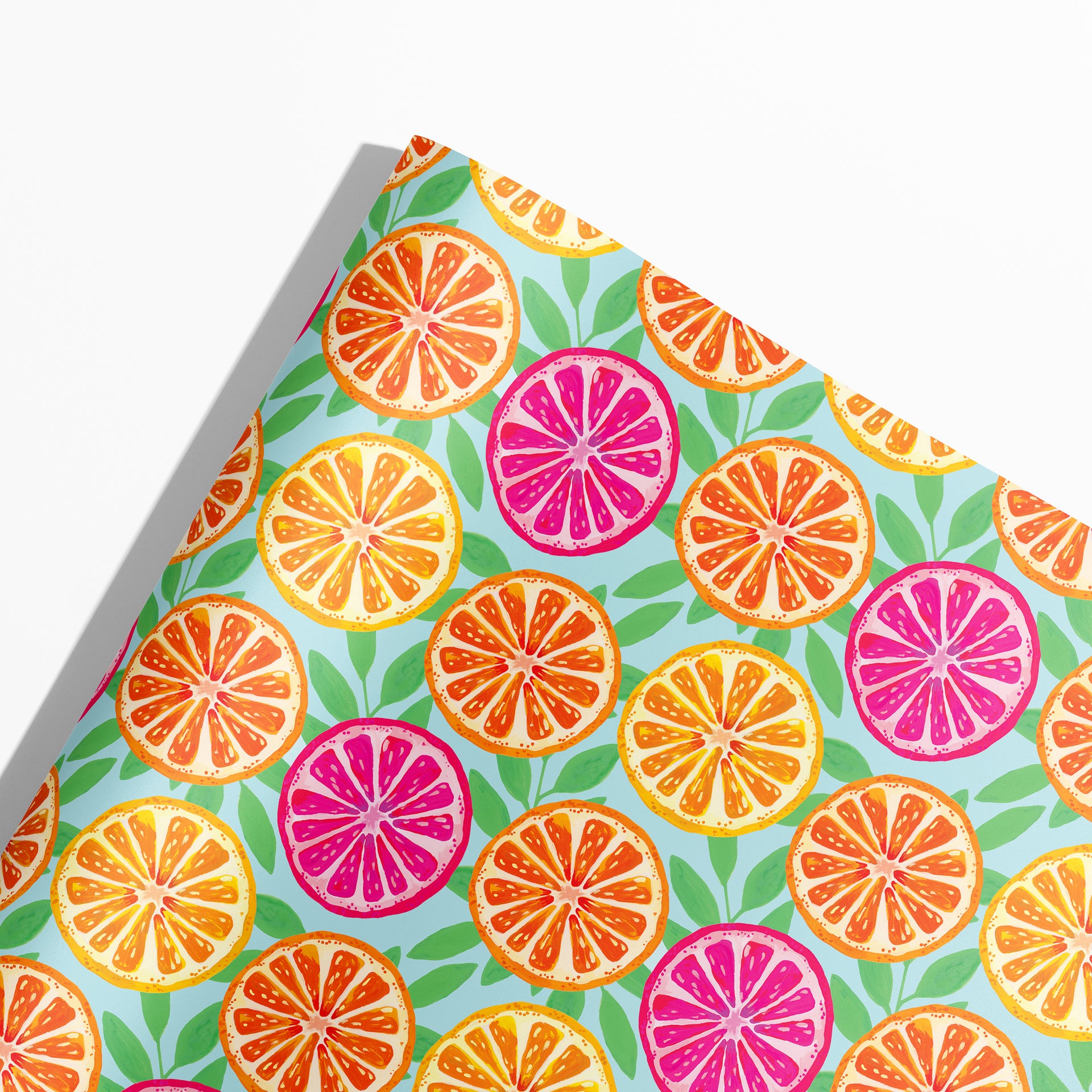 Bright Citrus Wrapping Paper by Gert & Co
