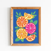 oranges on blue by Gert & Co