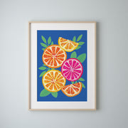 oranges on blue by Gert & Co