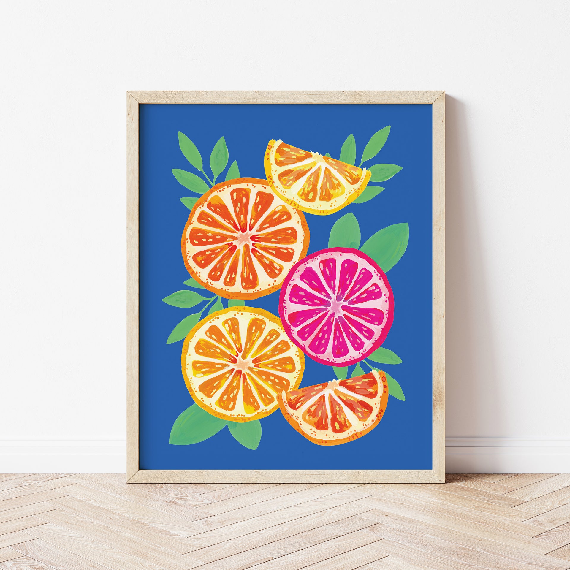 oranges on blue by Gert & Co